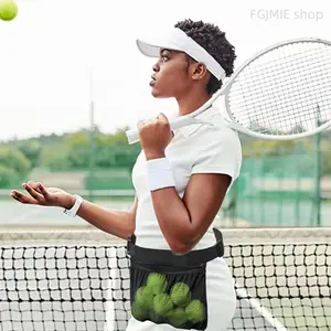 Includes shipping cost: 2-pack tennis storage bag for outdoor sports, ping pong storage bag, training ball waist bag, portable golf ball organizer