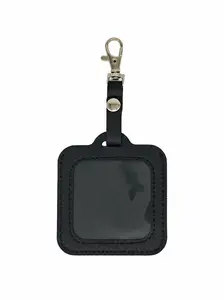 Petite Square Needlepoint Charm – 2-1/4" × 2-1/4" Key Fob & Bag Charm