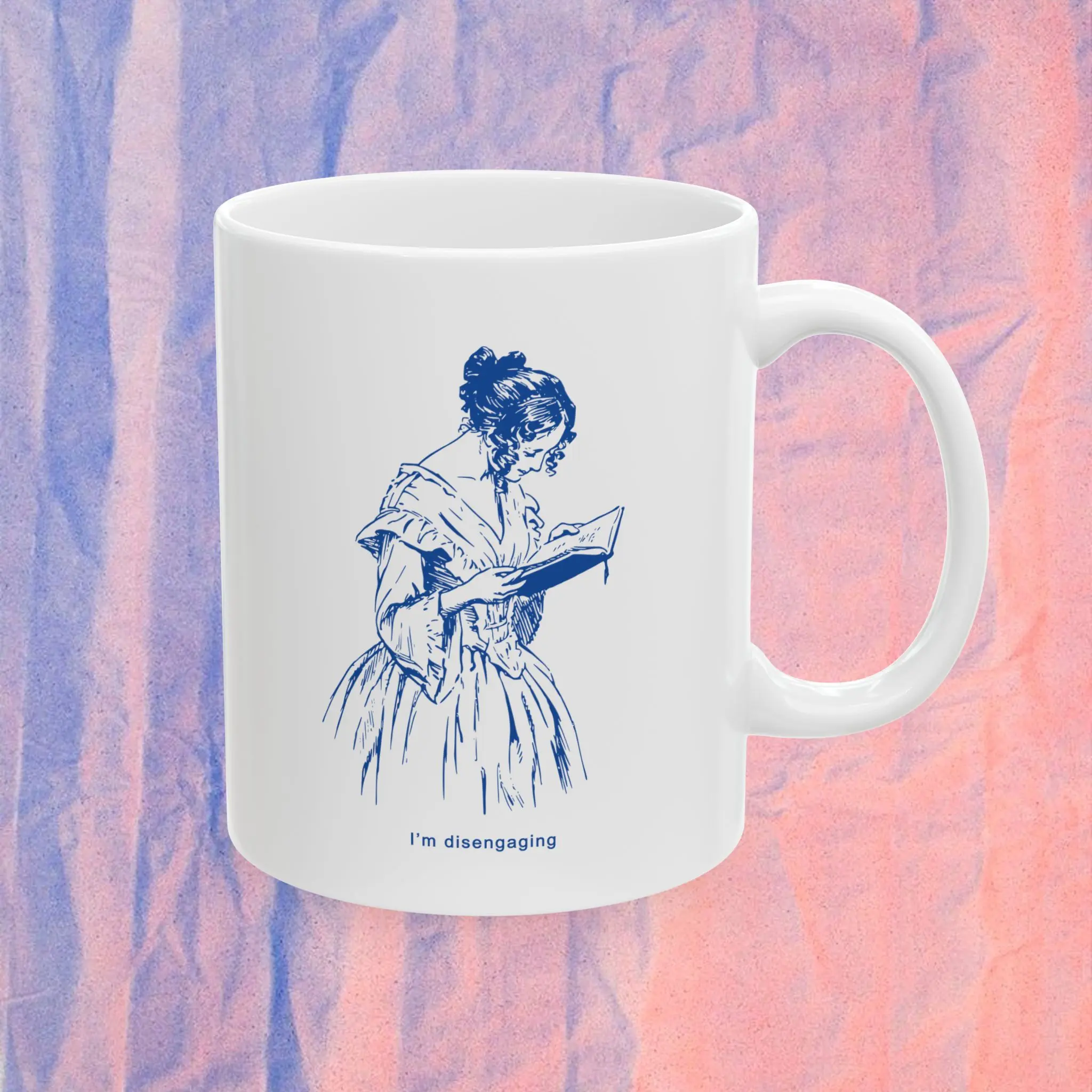 I'm Disengaging Meredith Marks inspired Graphic Mug, Real Housewives of Salt Lake City Gift, Bravo Merch, Reality TV Coffee Cup, RHOSLC