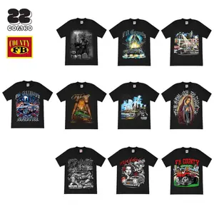 FBCOUNTY Men's Graphic Designed Heavy Hard  T Shirts FB COUNTY Short Sleeves T Shirt Casual Hip Hop Cotton Tee Big and Tall (S to 3XL)