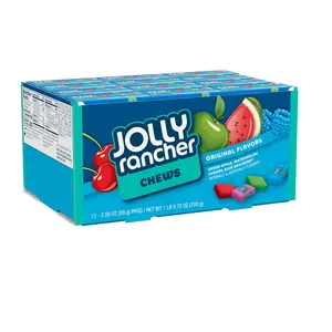 Jolly Rancher Fruit Chews 12 ct. - Sweet Soft and Chewy Candy with Mixed Fruits Flavor - 12 Count Pack