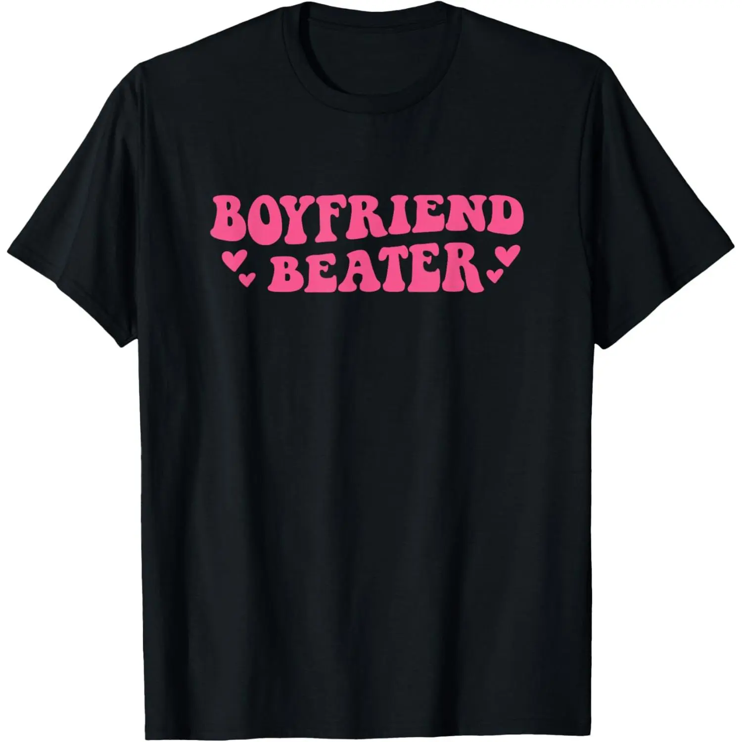 100%cotton Boyfriend Beater Funny Girlfriend Humor Retro Groovy T-Shirt