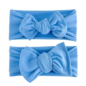 Bright Blue Brushed Baby Headband