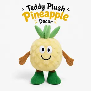Cute Pineapple/Watermelon decor, Soft Adorable Stuffed Plush Toy, 1 Count Pineapple/Watermelon Plush Doll, Brithday Gift, Home Decoration
