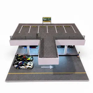 Hot wheels Miniature Diorama Two level Graffiti