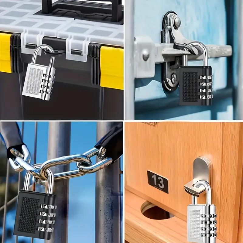 Resettable Password Padlock, Bag Lock, Travel Luggage Lock, Backpack, Cabinet Door, Box Lock, Secure Storage Solution, Security Lock, Safety Lock