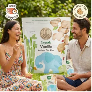Organic Vanilla Animal Cookies – Fun Shaped, Clean Ingredients | 11 oz