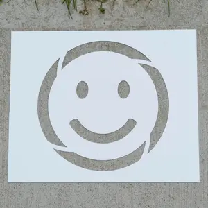Smiley Face PopOut Stencil