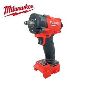Milwaukee 18V Brushless Impact Wrench | 300N.m High Torque 3/8" Stubby Cordless Impact Gun for Car Repair & DIY