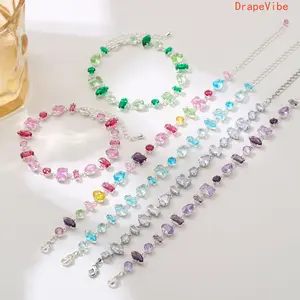 Women's 18K Gold Plated Laurel Dopamine Candy Beaded Bracelet Y2K‑Style Mood‑Boosting Energy Trendy Fashion Jewelry