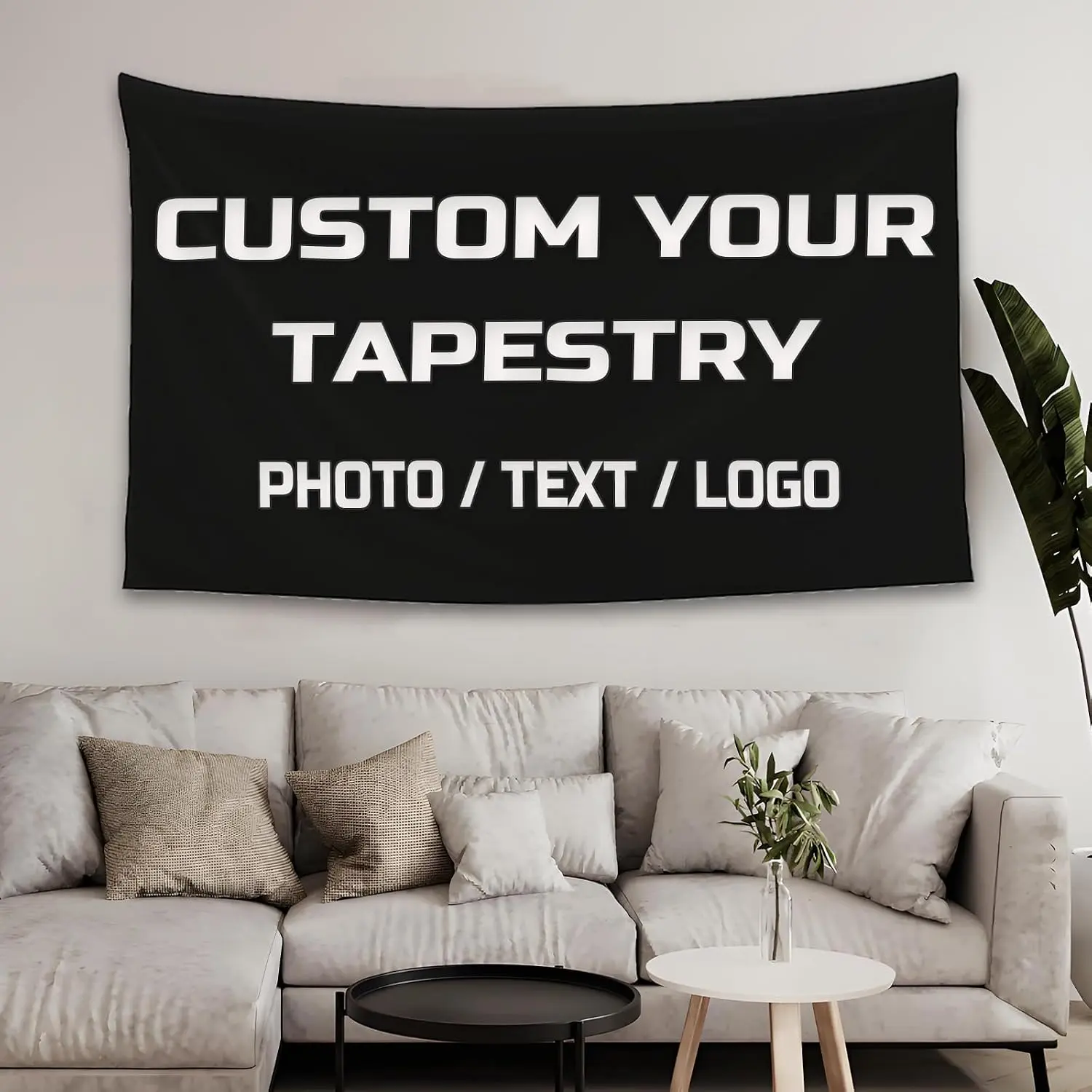 Personalized Bedroom Tapestry Upload Your Design 60x40 Inch Fabric Wall Banner Send the image requiring customization via the chat interface