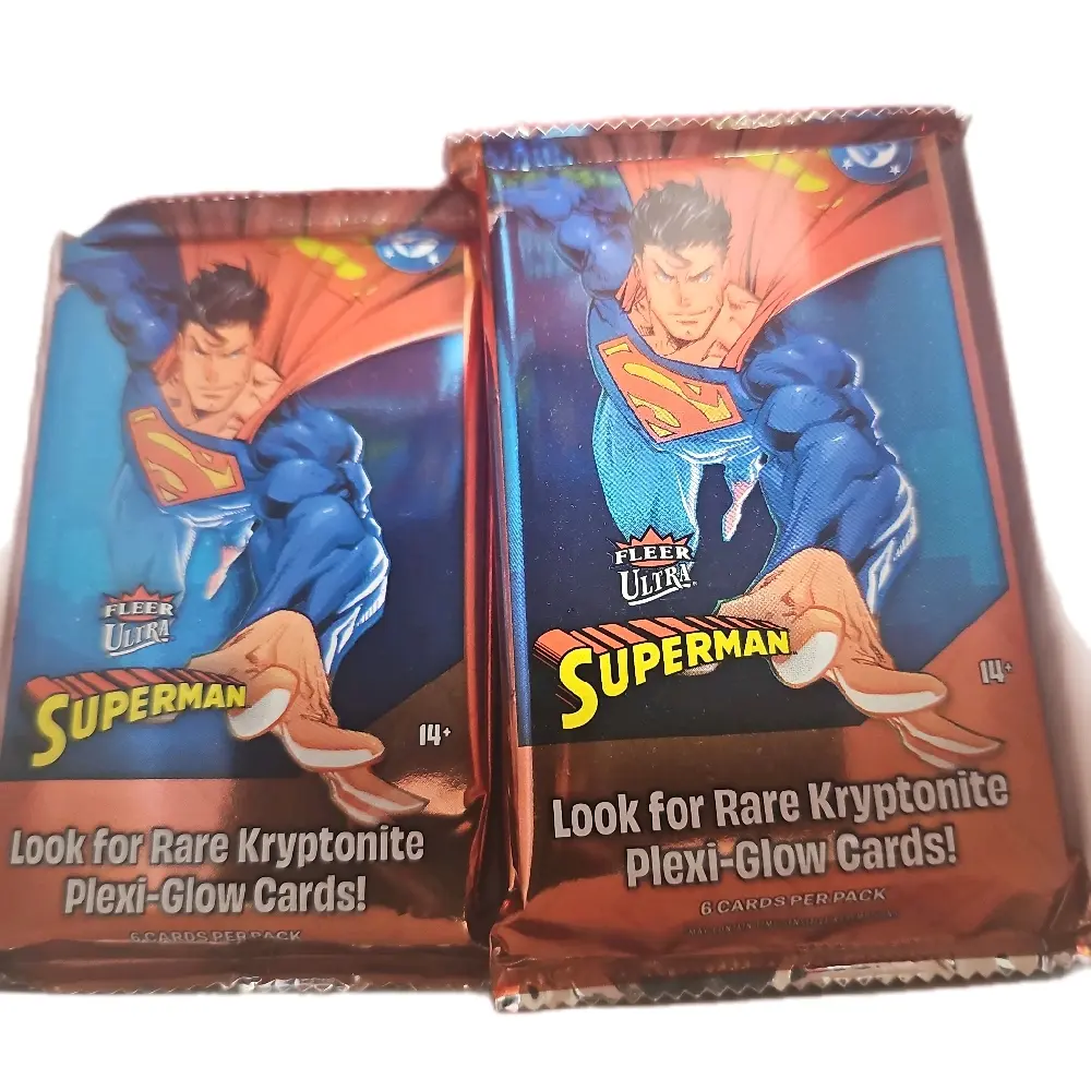 Superman DC Authentic Sealed TCG Collectible Hobby Pack - 1 Factory-Sealed Non-Sports Trading Card Set with Base Cards