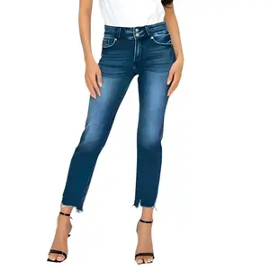 Artemis Vintage Curvy High Rise Double Waist Band Jeans double waist jeans Womenswear Aesthetic