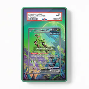 Iron Leaves ex 203-162 Pokemon Graded Display Case, Extended Art, Extended Display Case, Extended Art Case PSA Graded Guard Case / Magnetic Case / Screws Case (CARD NOT INCLUDED)