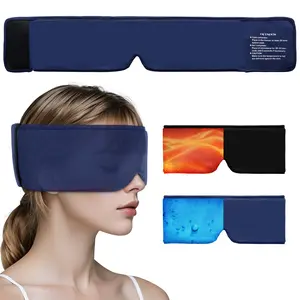 2 Pack Cooling Gel Eye Mask for Puffy Eyes and Dark Circles, Reusable Cold Compress Eye Mask for Tired Eyes