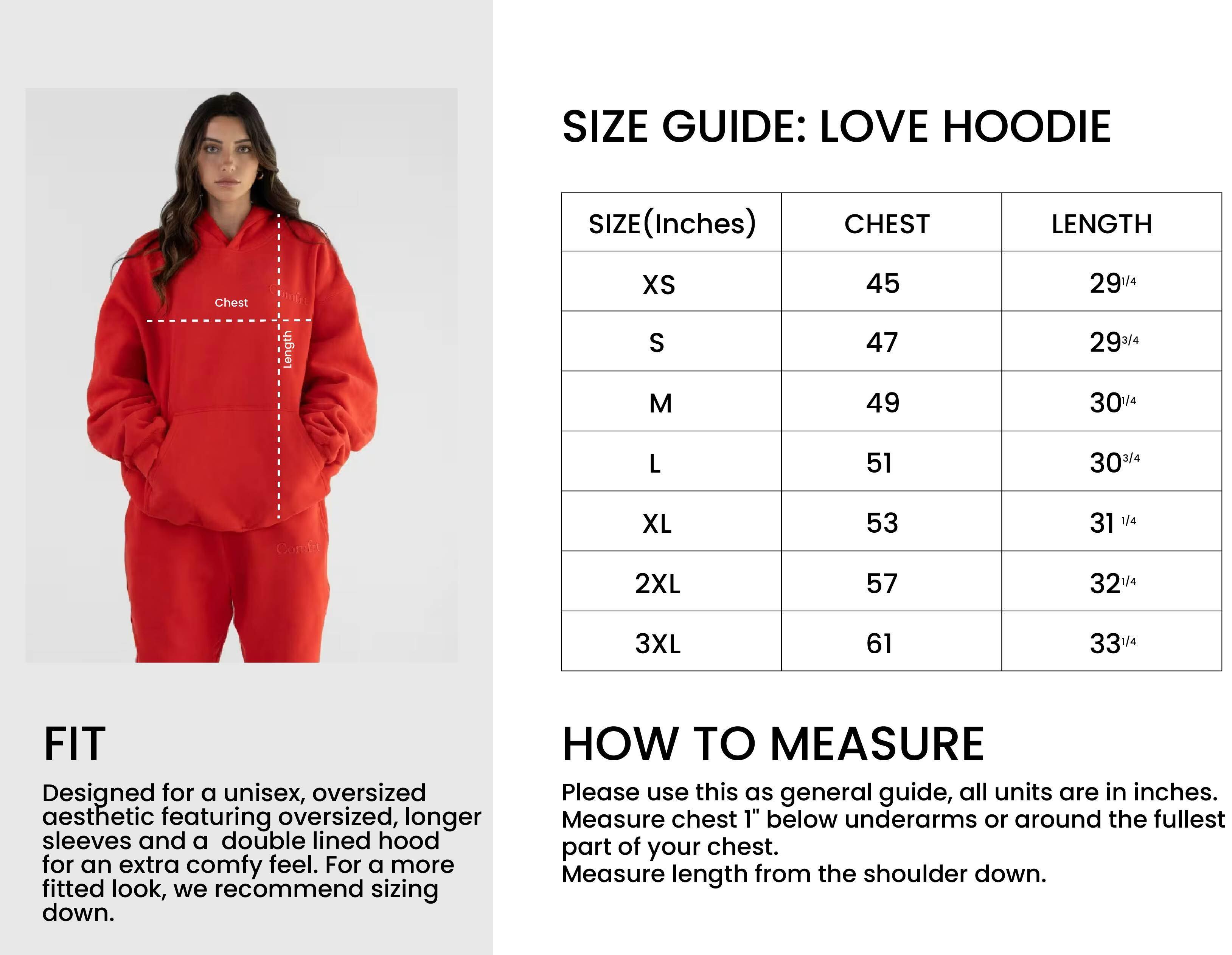 Comfrt | Love Hoodie