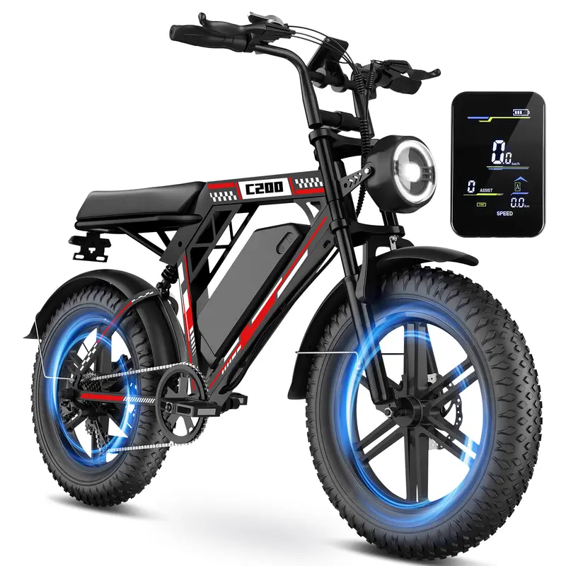 all terrain electric bicycle All Terrain Fat Ebike | 750W Updated Motor