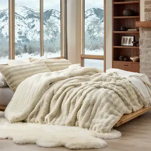 Chunky Bunny Peak of Cozy - Coma Inducer Oversized Comforter - Natural Beige