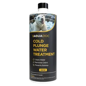 AquaDoc 32oz Cold Plunge Water Treatment - Clears Odors, Removes Buildup, Maintains Freshness for Ice Baths & Plunge Tubs Made in USA