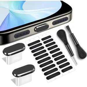 Phone Speaker Dustproof Stickers Protector, Dustproof Net Cover Kit Anti Dust Adhesive Plugs for Phone Speaker