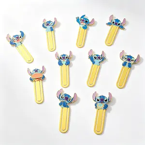 Disney Stitch Metal Bookmark - Charming Page Marker for Fans of the Beloved Character - Sleek & Durable Design - Perfect for Books & Reading Decor - Candles