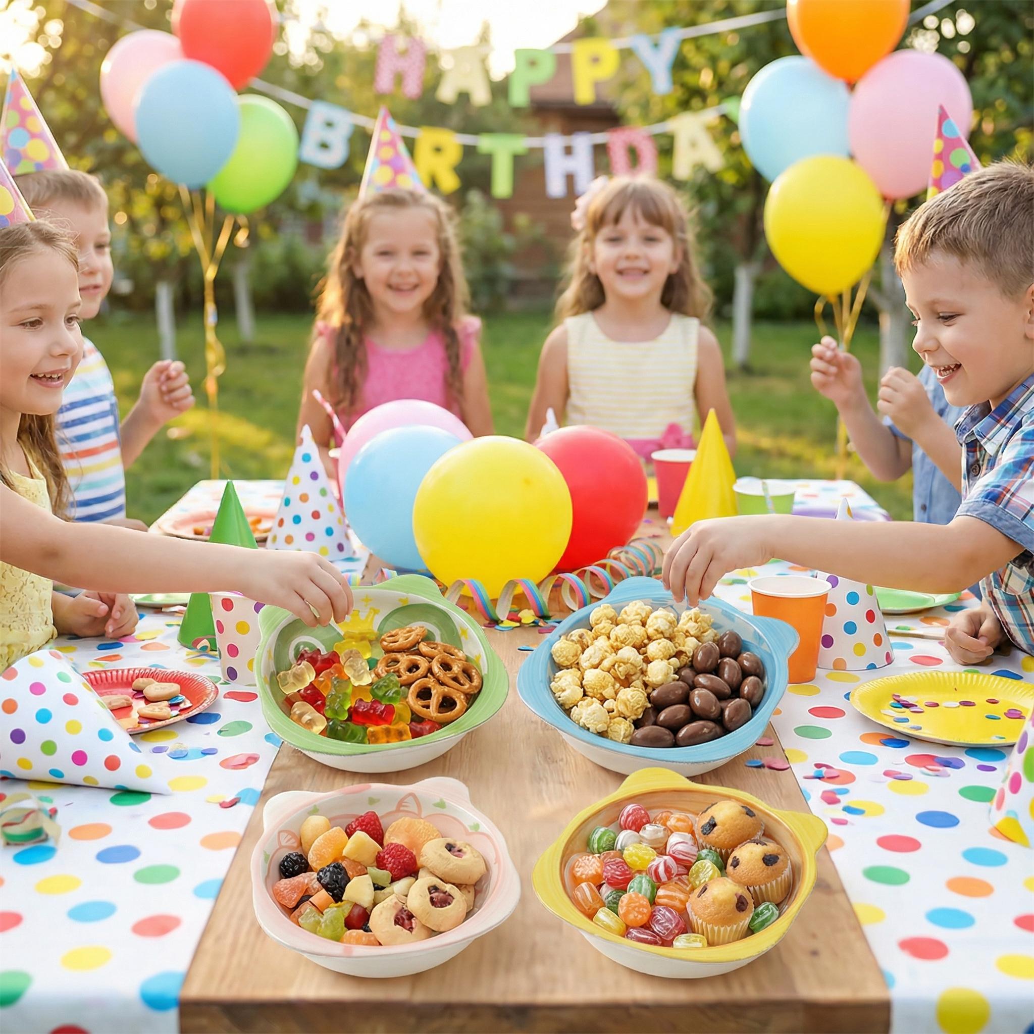 Viral Cute Animal Shaped Kids Ceramic Bowls! BOYOU Food-Grade BPA-Free Toddler Bowls, Microwave & Dishwasher Safe, 4 Adorable Designs to Boost Appetite, Stackable for Space Saving, Perfect for Baby Meals & Snacks!