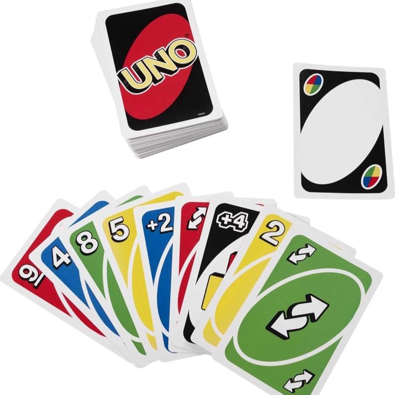 GIANT UNO Card Game Giant Card Playing Game ​Giant UNO Official Card Game for Kids, Adults & Family Night, Oversized Cards & Customizable Wild Cards for 2-10 Players card games card game