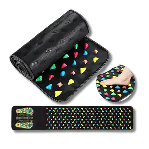 Reflexology Foot Massage Mat for Acupressure & Relaxation  Ideal for Office Workers, Students, & Seniors Comfort Adjustable Body Care Daily