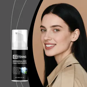 Bright Tooth Whitening Foam, Gentle Cleaning Care, Glossy Teeth Press Design, Oral Daily Care Foam, Dental Hygiene Solution