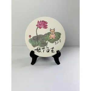 Let Go Ceramic Coaster