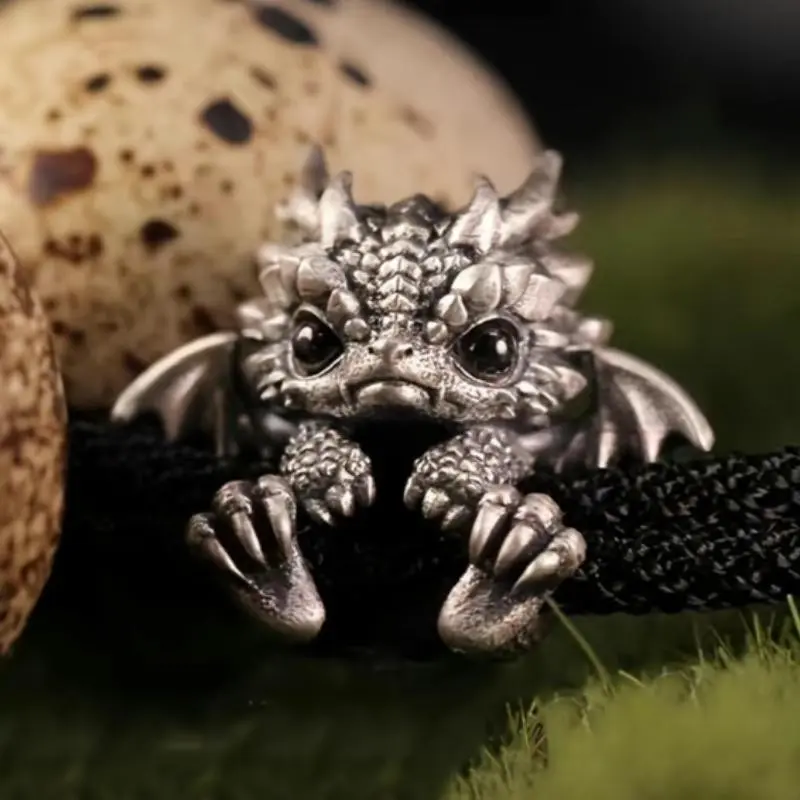 Punk Style Dragon Design Adjustable Bracelet, Fashionable Jewelry for Party, Daily Clothing Decor, Trendy All-match & Exquisite Jewelry for Birthday Gift, Metal Bracelet