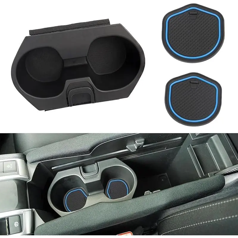 BLACK with BLUE Coaster