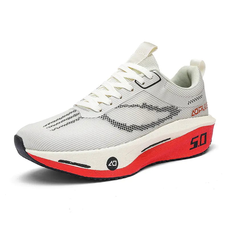 AOPLUS Unisex Chunky Running Shoes Mens Womens Cloud Cushioning Sneakers. Gym To Street Athleisure Footwear. Lightweight Breathable Mesh Workout Trainers. Shock Absorbing Standing All Day Comfort Thick Sole.