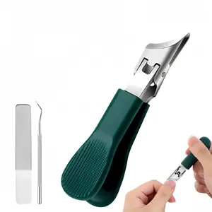 Eagle Beak Angled Nail Clippers,Eagle Beak Beveled Nail Clippers,Wide Jaw Opening Anti-Splash Slanted Nail Clipper for Thick Nails,Seniors