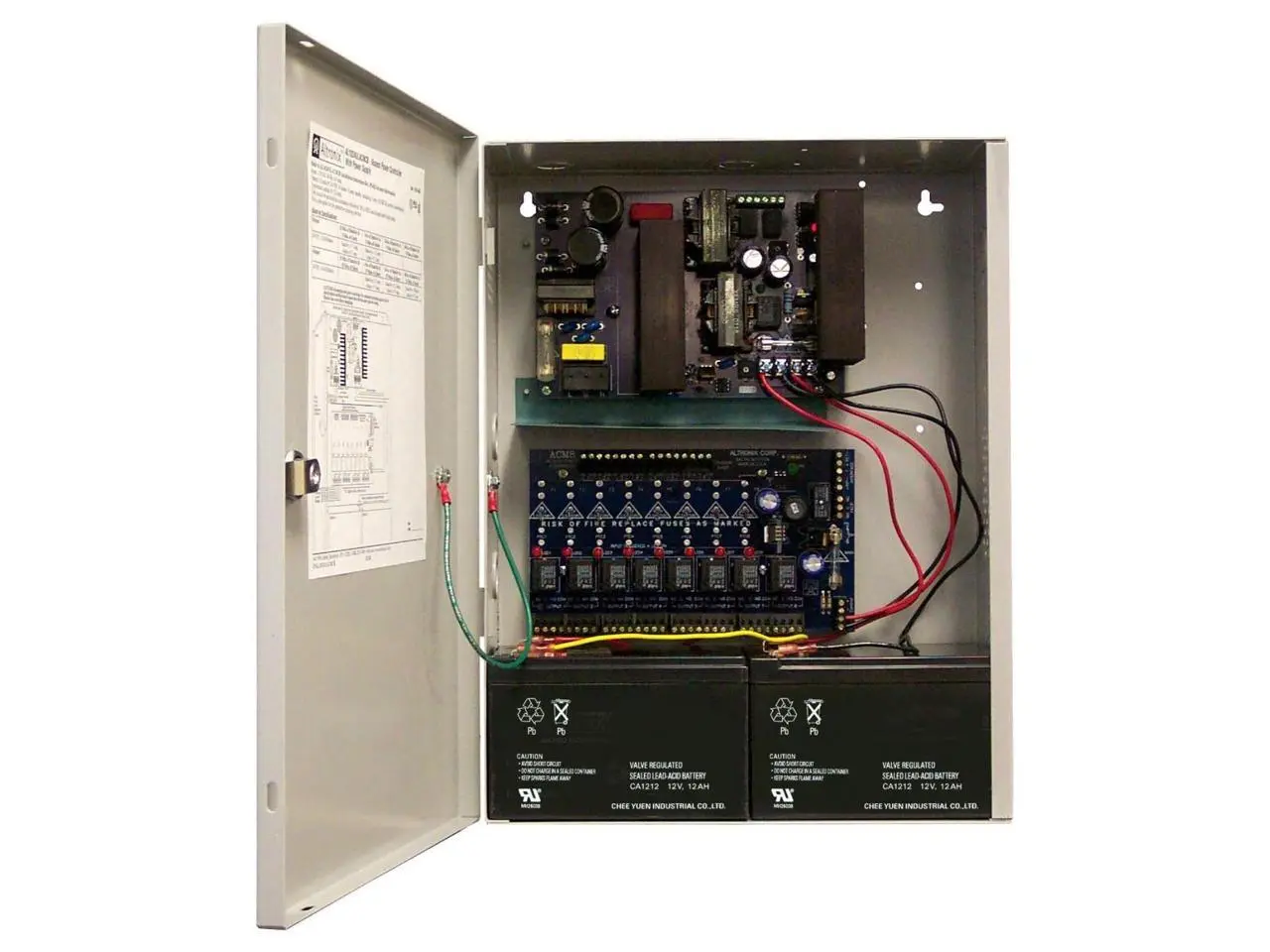 Altronix Access Power Supply/Chargers with Multi-Output Access Power Controllers (AL1024ULACMCB)