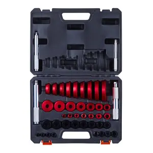 VEVOR Bearing Press Kit, 7 Pcs, Bearing Race and Seal Driver Set with 5 Bushings, Handle Shaft and Extension Rod, Bushing Driver Tool Set, Heavy Duty Removal Installation Tool Kit with Storage CaseVEVOR Super Brand Day