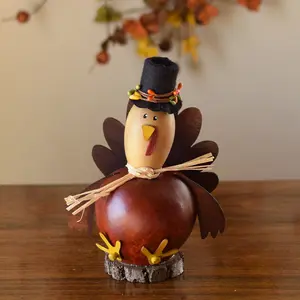 Hand-Crafted Turkey Gourd - Westley Small - Fall Decor