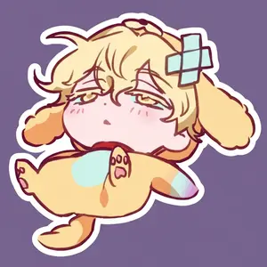 Luka Alien Stage Dream Pop Performer Sticker – Durable Vinyl Decal