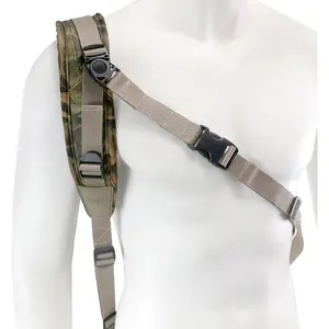 Jungle Camouflage Tactical Slingwith Removable Swivels Neoprene Padded Length Adjustable Universal Shoulder Hunting Gun Strap