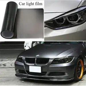 New 2026 Smoke Matte Black Car Headlight Film Tint Taillight Fog Light Vinyl Film For Headlights Rear Lamp Tinting car decoration accessoriess
