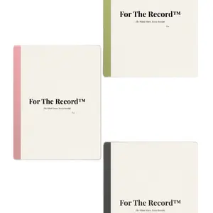 For The Record – Private Receipt & Notes Binder