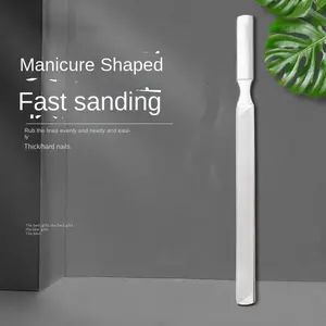 High-End Stainless Steel Nail File Durable Polishing Grinding Set, Salon-Quality Home Manicure Tool, 1 Piece Pack