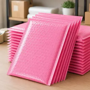 Bubble Mailers, Pink 4x7 in, 10 Pcs, Office Postal Supplies for Computers & Office Stationery Needs