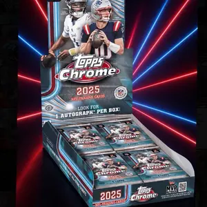 2025 (PYD) TOPPS CHROME FOOTBALL HOBBY BOX