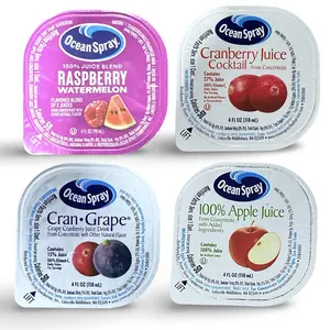 Ocean Spray Fruit Juice Individual Cups Flavors: Raspberry Watermelon, Apple, Cranberry and Cran-Grape, 24 Cups