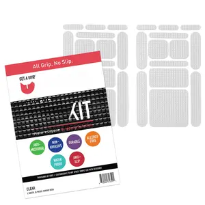 Cell Phone Grip Tape Durable, Non-Abrasive Grip Tape with Pre-Cut Strips for Phone, , Laptop, Tablet, Gaming Devices & More, Customizable, Non Slip Phone Grip Tape (Clear)