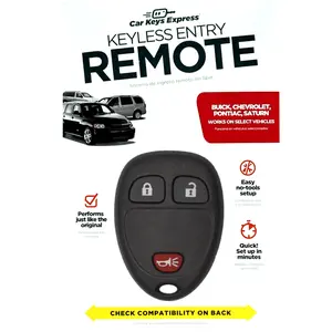 Keyless Entry Remote for Select Buick, Chevrolet, Pontiac & Saturn Vehicles, 3 Button Remote FOB (GMRM-3Z0RE-KIT)
