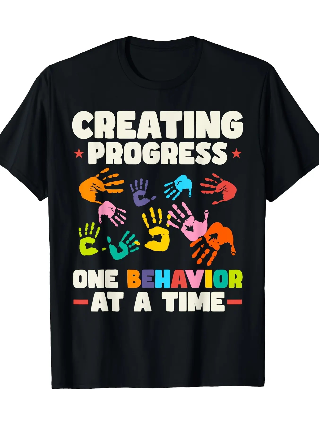 Classic Cotton Graphic T-Shirt for Men - Behavior Analyst Therapist Gift with a Round Neck, Comfortable Unisex Fit up to 5XL, Menswear