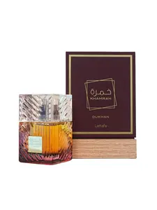 Lattafa Khamrah Dukhan Unisex Eau De Parfum, 3.4 oz-100 ml, Spicy-Sweet-Smoky-Vanilla Fragrance