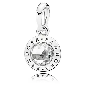 PANDORA Radiant PANDORA Logo Pendant - 396217CZ
